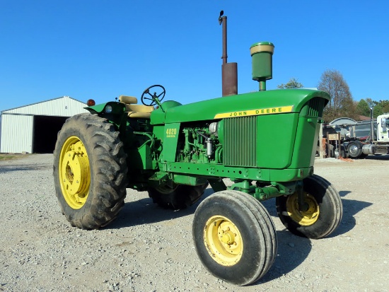 1971  John Deere Model 4020 Diesel Tractor, SN #T213R-259457R, Diesel Engine, Synchro Range Transmis