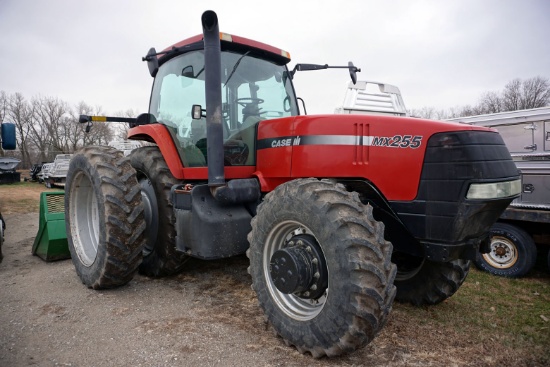 2004 Case-IHC Model MX255 MFWD Turbo Diesel Tractor, SN# JAZ130443, Cummins 505 8.3 Liter Turbo Dies