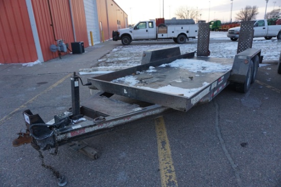 2008 Towmaster Model T-10P Tandem Axle Equipment Tag Trailer, VIN #4KNUT16248_162870, 9,990 lb. GVW