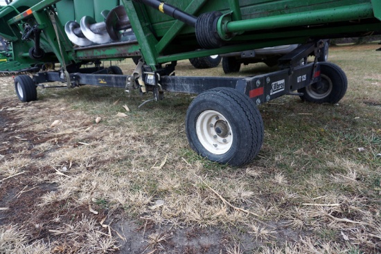 2009 Killbros Model UT125 4-Wheel Head Carrier Trailer, SN #30751B, Extra Long Extendable Hitch.