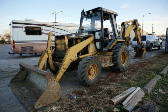 1994 Caterpillar Model 416B MFWD Tractor/Loader/Backhoe, SN# 8SG12874, Caterpillar 4-Cylinder Turbo