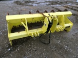 Gannon 4 x 2 Heavy Duty 3-Point Box Scraper Attachment, 8-Shank Hydraulic Scarifier, 6’ Width.