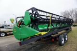 2016 John Deere Model 630F Grain Platform, SN #1H00630FHG078523, Auto Header Height Control, Poly Sk