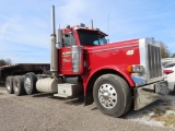 2000 Peterbilt Model 379 Extended Hood Conventional Triple Axle Day Cab Truck Tractor, VIN #1XP-5DB9