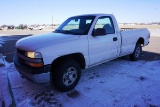 1999 Chevrolet Silverado K1500 Pickup, VIN# 1GCEK14V9XE143344, 4.8L Vortec Gas Engine, Automatic