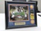 Danbury Mint Framed Super Bowl 50 Champions- Denver Broncos with Copy of Ti