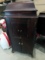 Victor Victrola on Stand, Victrola Talking Machine, Front Storage Area, Low