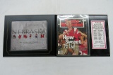 (2) Nebraska Cornhuskers Plaques: The Evolution of the Huskers featuring di