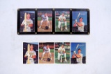 (2) Sets of Mark McGuire Oakland A's Cards, (1) Set Uncut, 1 Set in a Case.