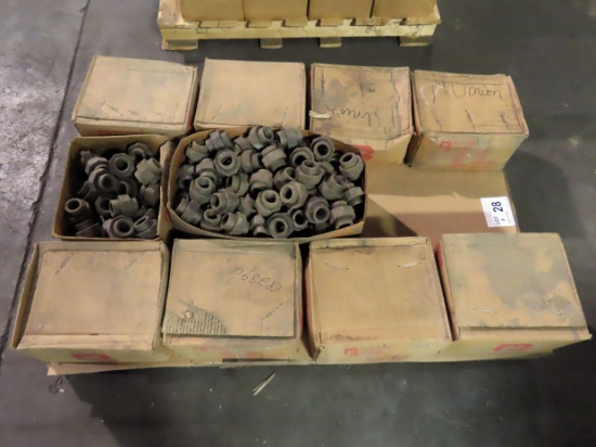 Pallet of Approx (275) Bonney Forge Pipe Unions, 1 1/4".