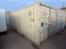 2016 8’ x 20’ Portable All Steel Jobsite Storage Container, Cargo Doors, Li