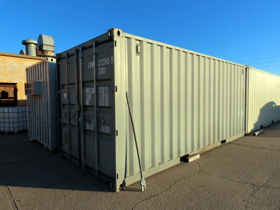 2013 8’ x 20’ Heavy Duty All-Steel Portable Jobsite Storage Container, Carg