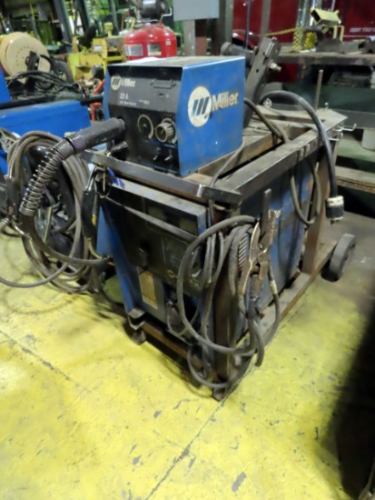 Miller Model CP-250TS Portable Welding Power Source on Cart, SN #KA752027,