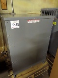 2019 Square D Model EX75T3H Transformer, 75KBA, 3-Phase, 480D Primary Volta