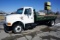 2000 International Model 4700 4x2 Single Axle Dually Flatbed Truck, VIN# 1HTSLAAL8YH308273, DT466E D