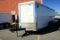 2005 H & H 16' V-Nose Tandem Axle Aluminum Enclosed Trailer, 215/75R15 Radial Tires, 7 1/2? Width, R