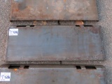 New/Unused Skid Steer Weldable Quick Attach Plates.