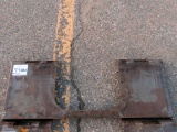 New/Unused Skid Steer Weldable Quick Attach Plates.