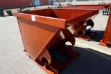 New/Unused Standard Duty 1.5 Cubic Yard Self Dumping Hopper (4,000lb. Capacity).