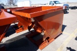 New/Unused Standard Duty 2 Cubic Yard Self Dumping Hoppers (4,000lb. Capacity).