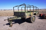 1-Axle Army Trailer with Pintle Hitch.