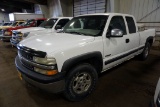 2000 Chevrolet 1500 Extended Cab Pickup, VIN# 1GCEK19TXYE260794, 441,560 Miles, V-8 Gas Engine,