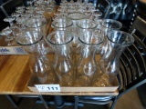 (9) Glass Water Carafes.