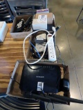 NetGear Router, Power Strip Cords, Light Bulbs, Edge Router.