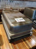 (5) Large Commercial Stainless Steel Steam Table Pans.