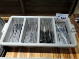 Rubbermaid HD Plastic Silverware Holder with Knives.