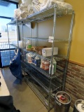 (2) Wire Shelf Units (Contents Sold Separately).