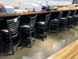 (6) Non-Swivel Top Padded Bar Stools (6x$).