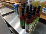 (6) Bottles of Zing Zang, (1) Bottle of Agave, (2) Jugs of Guava Nectar & (