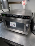 ComServ Commercial Stainless Steel Counter Top Microwave.