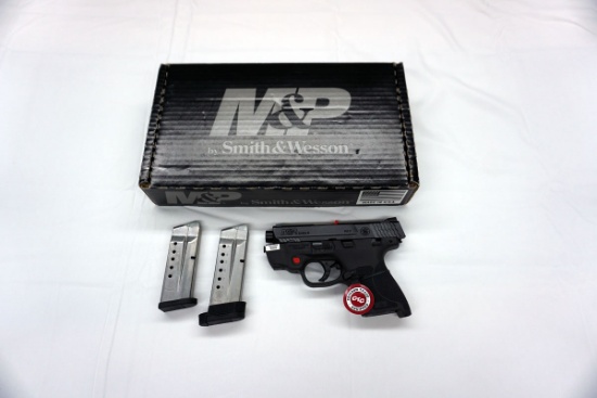Smith & Wesson M & P 9 Shield Semi-Auto Pistol, SN# LFF4840, Laser, 9mm, (2) Magazines, Textured Gri