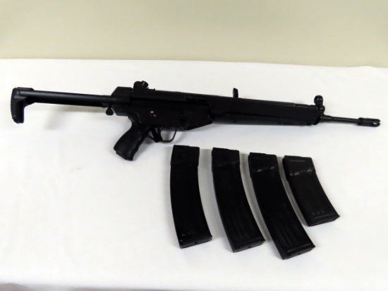 H & K Model 93 Semi-Automatic Rifle, SN# A125609, .223 Caliber, Made in Germany, Collapsible Stock, 