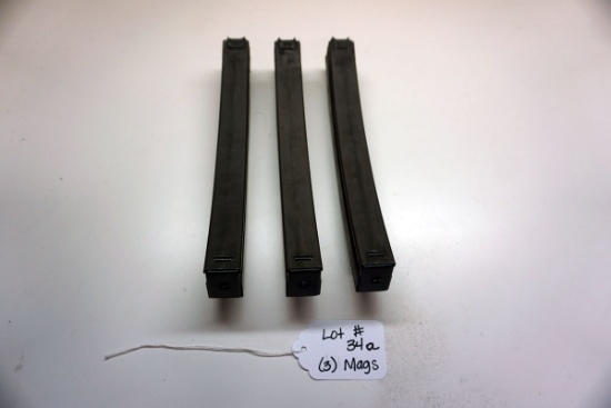 (3) 30-Round Mags for MP 5's, 9mm (3 x $)