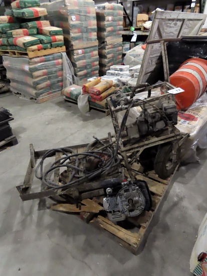 Concrete Cure Cart with Honda Gas Engine.
