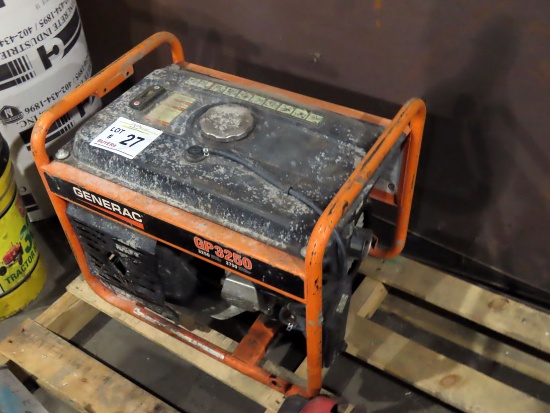 Generac Model GP3250 Portable Generator with Gas Engine.