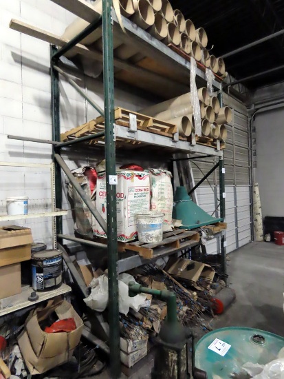 (1) Section of Heavy Duty Pallet Rack with 3 Shelves, 8' Opening, 12' High.