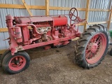 1930 Farmall Regular Antique Tractor, Narrow Front, 6.50-16 Front Tires, 12.4-36 Rear Tires,