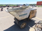Whiteman Model WBM-16E Commercial Ride-On Concrete Buggy, SN# 270534, Honda Gas Engine with Electric