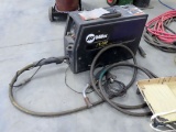 Miller Super S-32P Portable Suitcase Style Wire Feed Welder with Leads & Miller Gun.