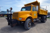 1990 International 4700 Single Axle Dump Truck, VIN 1HTSCCFR9LH207647, International 360 Turbo Diese