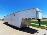 2006 United Expressline 44' Triple Axle Aluminum Enclosed Jobsite Office & Storage Trailer, VIN# 4