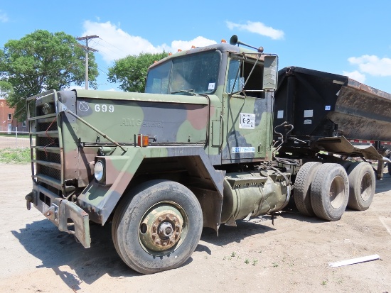 1984 AM General Military Tandem Axle Day Cab Truck Tractor, VIN #1UTSH6688DS000699, AM General Model