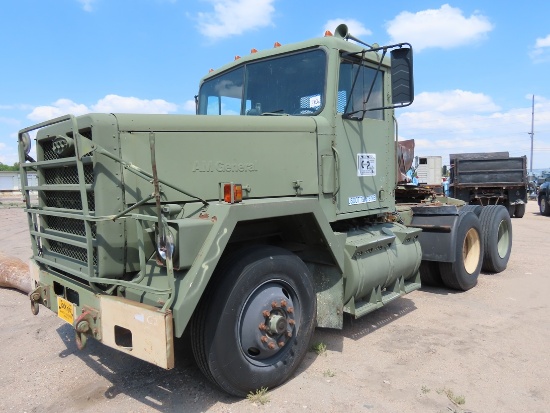 1983 AM General Model M-915-A1 Tandem Axle Conventional Truck Tractor, VIN# NSN2320-001-125-2640,