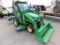 John Deere Model 2320 HST MFWD Compact Utility Tractor, SN# LV2320H403120, Yanmar Diesel Engine, Foo