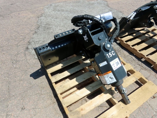 2019 Bobcat Model 15C Hydraulic Drive Auger Unit - No Bits, New In Crate, SN# 944261524.