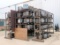 (4) Heavy Duty Rack Units with Forklift Containers.